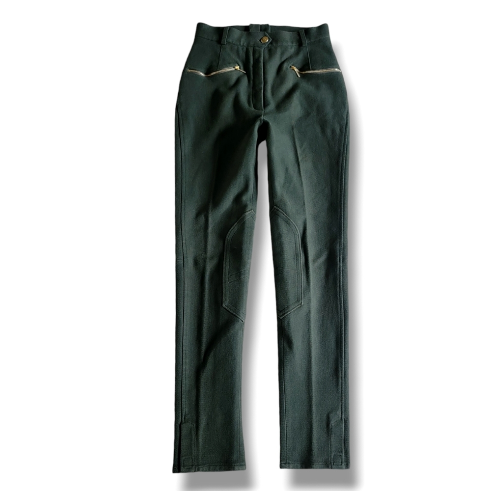 Escada Sport Equestrian Riding Breeches Knee Patch Pants Tights‎ Size 24